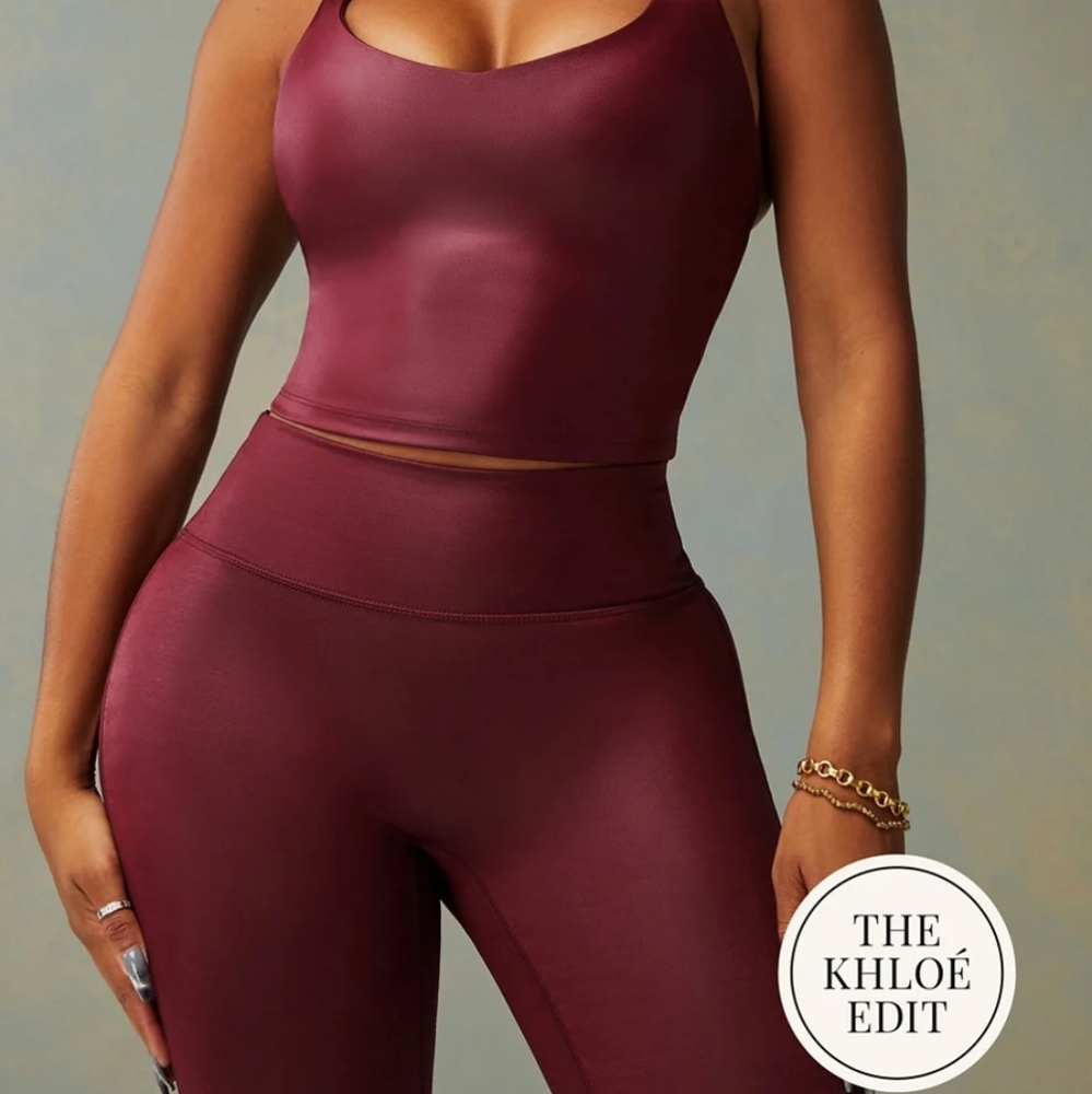 NWT Fabletics Anywhere Shine Built-In Bra Tank size small